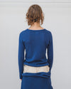 BASERANGE 25 Spring/Summer Drip Skirt/Cardigan Portugal BAS-KDRC-LI-SU25-MEZ BLUE Cardigan (DRDR)